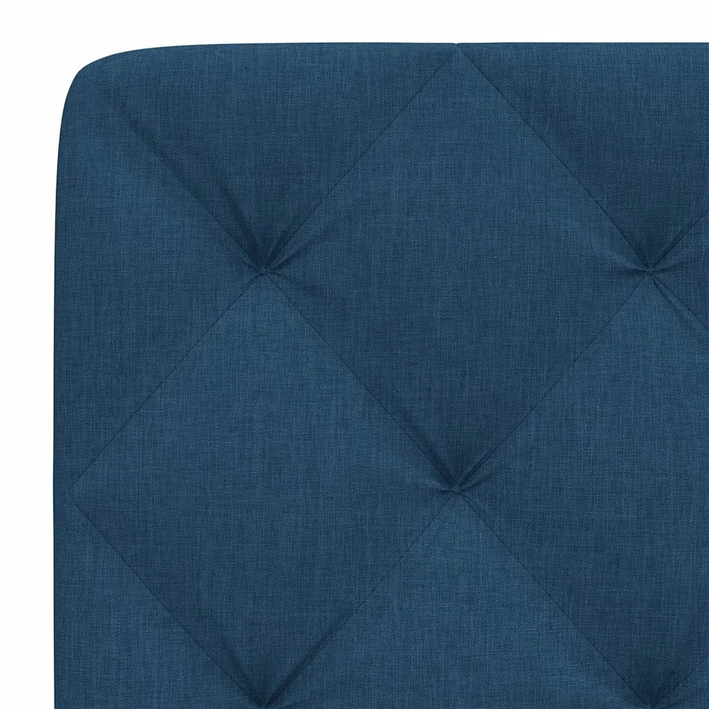 Cuscino Testiera Blu 90 cm in Tessuto 4019204