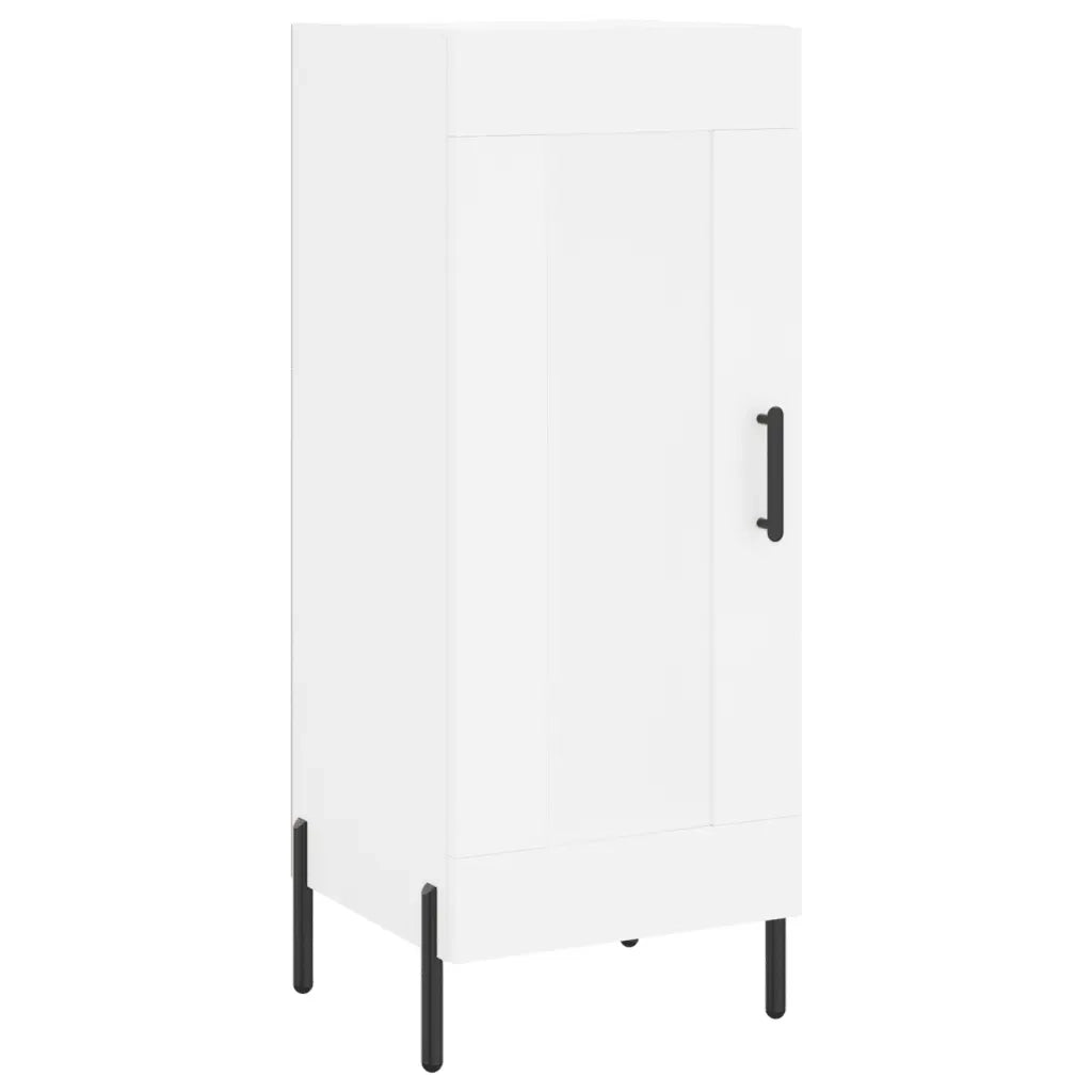 Credenza | Madia | Buffet da pranzo | Armadio da pranzo Bianca 34,5x34x180 cm in Legno Multistrato