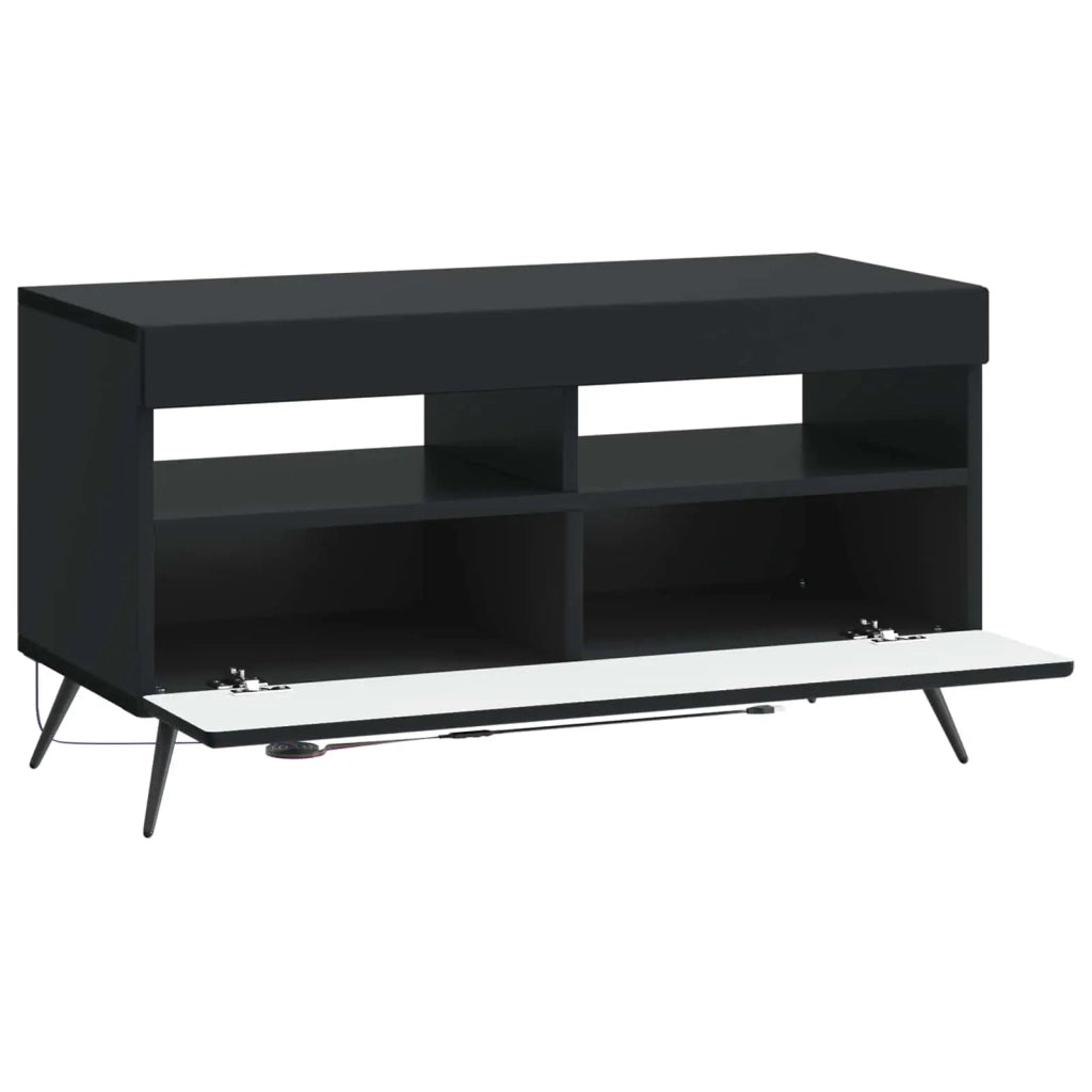 Mobile TV LED Nero Legno ingegnerizzato 897656