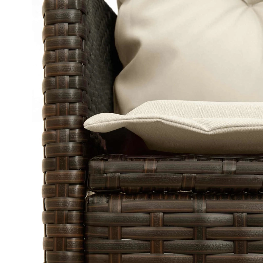 Set Divano da Giardino con cuscino 2 pcs polyrattan 4103804
