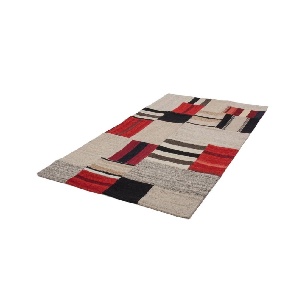 Tappeto Kilim Intenso 230 in lana e cotone multicolore