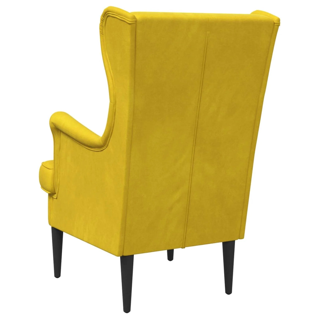 Poltrona Giallo Velluto 42029869