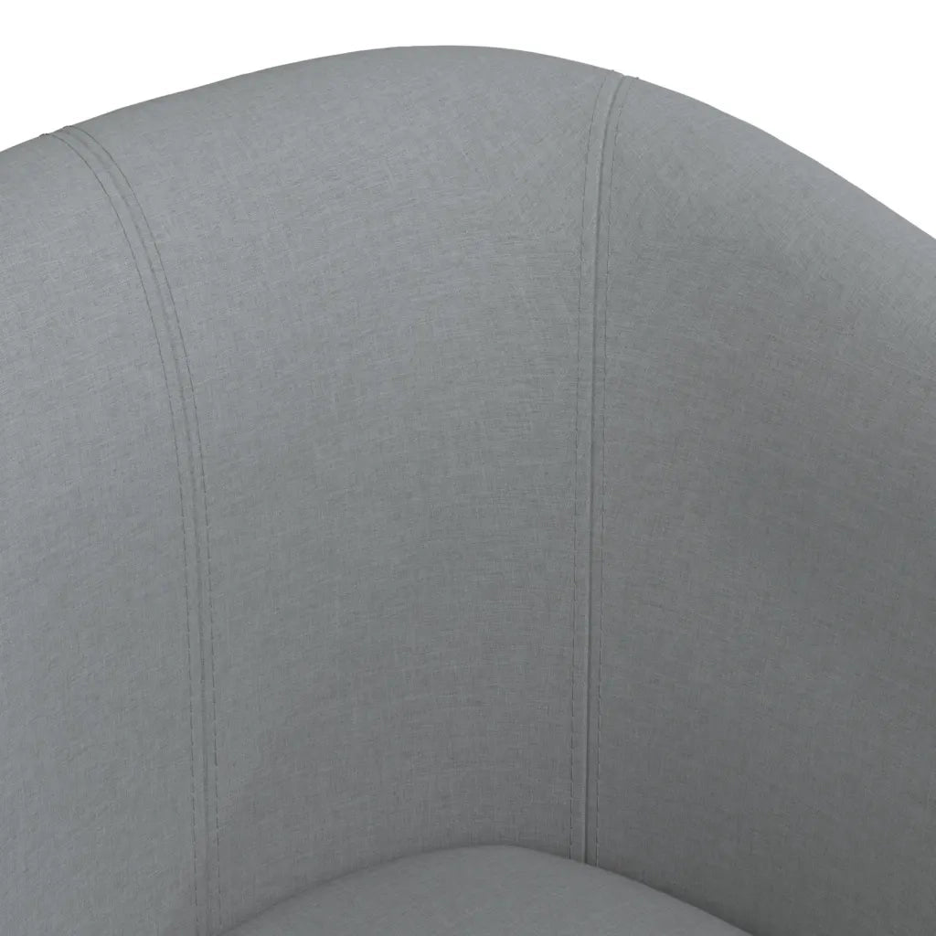 Divano Sedia-Poltrona Cabriolet Grigio Chiaro in Tessuto