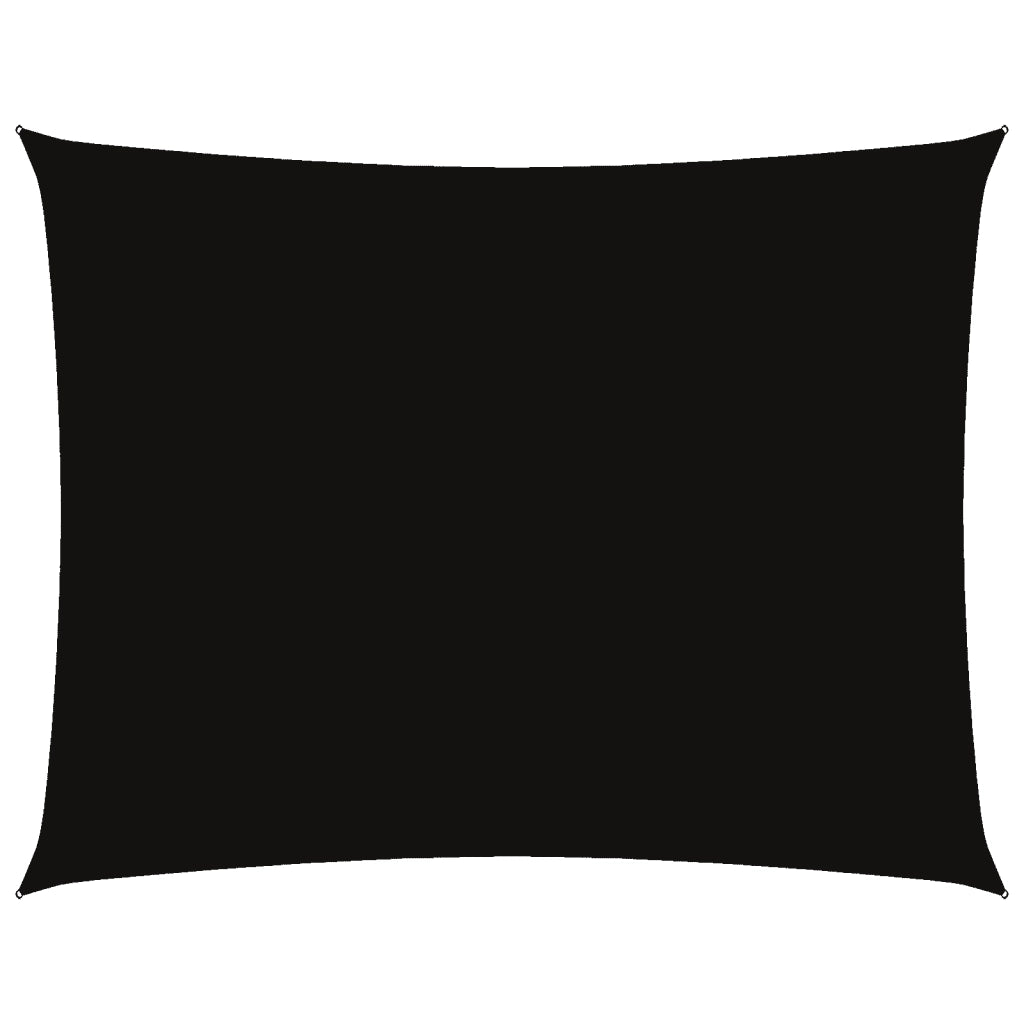 Vela Ombreggiante-Parasole a vela Oxford Rettangolare 6x7 m Nero