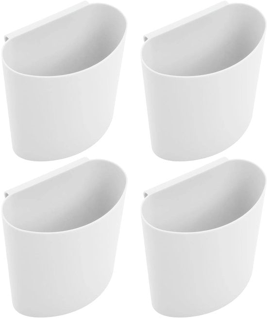 Organizzatore per 4 pezzi - Contenitore di archiviazione - Supporto per matite - 12 x 11,5 x 7 cm - Dimensioni: 12 x 11,5 x 7 cm - Materiale: plastica - Contenitore per oggetti di archiviazione