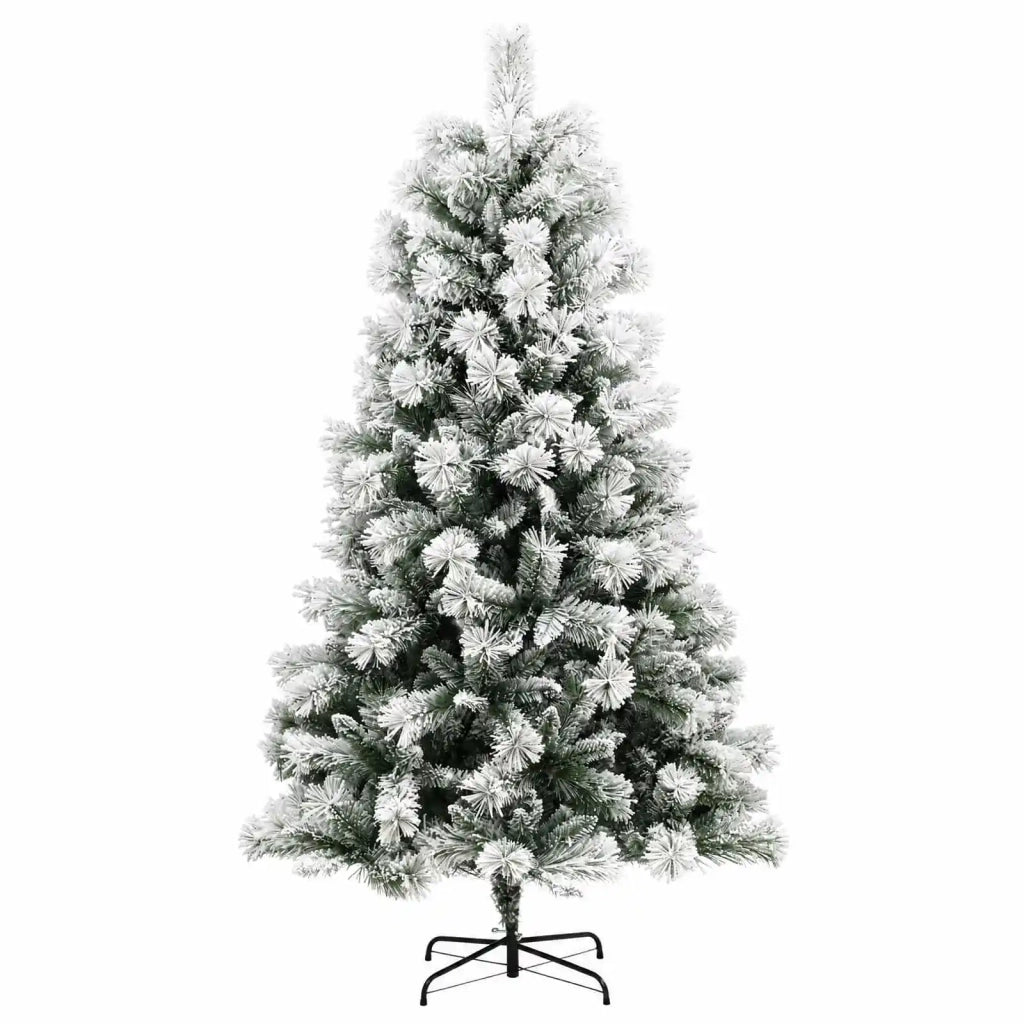 Albero di Natale artificiale con rami snodati e palline 240 cm 3466632