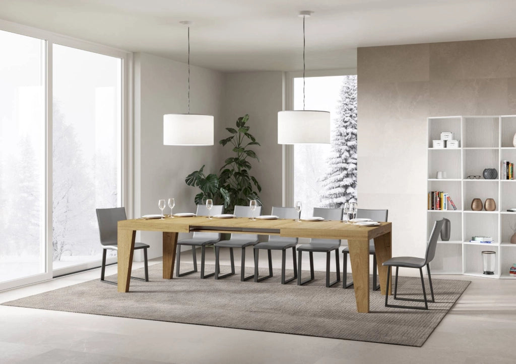 Tavolo Allungabile 160-264x90x77 cm Naxy Quercia Naturale