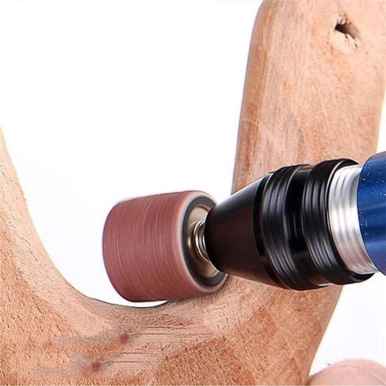 Set di lamiere abrasive - Kit di cinture abrasive - 104 pezzi - Cinture abrasive per tamburo - Inclusa 4 kit di punta - Adatto a tutte le macchine abrasive standard - Assortimento di diverse misure di grana