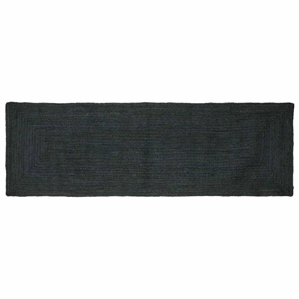 Tappeti per area Rettangolare Grigio Scuro 80 x 200 cm Juta 42010430