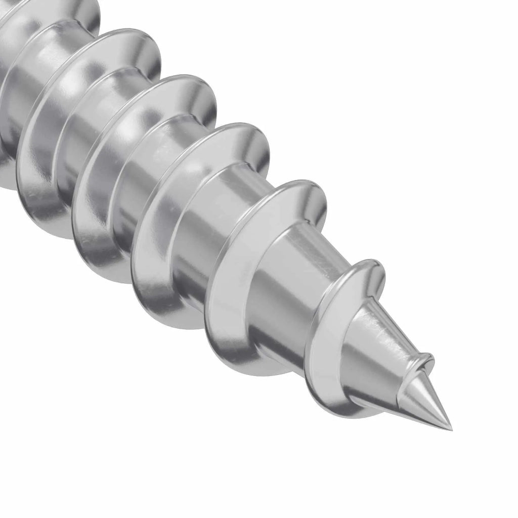 Chiodo autofilettante 2 pcs Zincato 4 x 25 mm Acciaio 864505