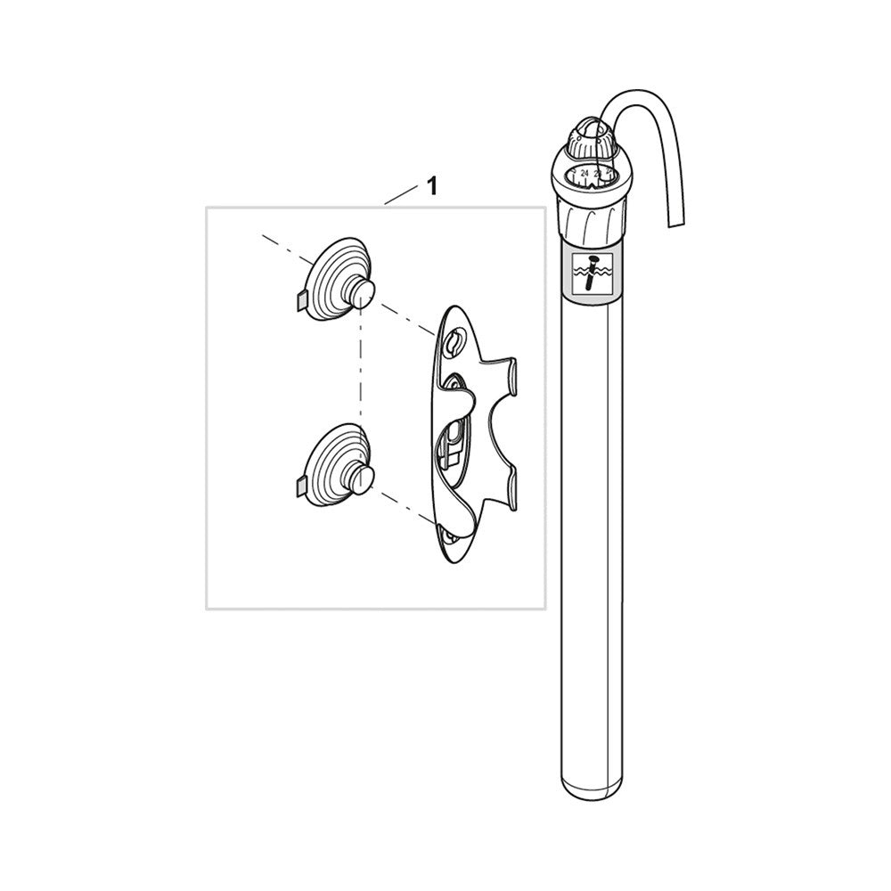Oase HeatUp - riscaldatore regolabile in vetro di quarzo Wattaggio Riscaldatori e lampade terrario: 150W