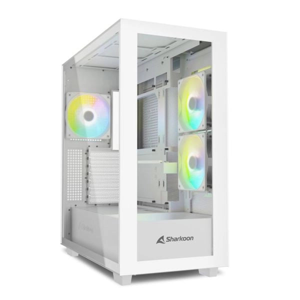 Sharkoon case rebel c60 rgb white rgb - REBEL C60 W RGB