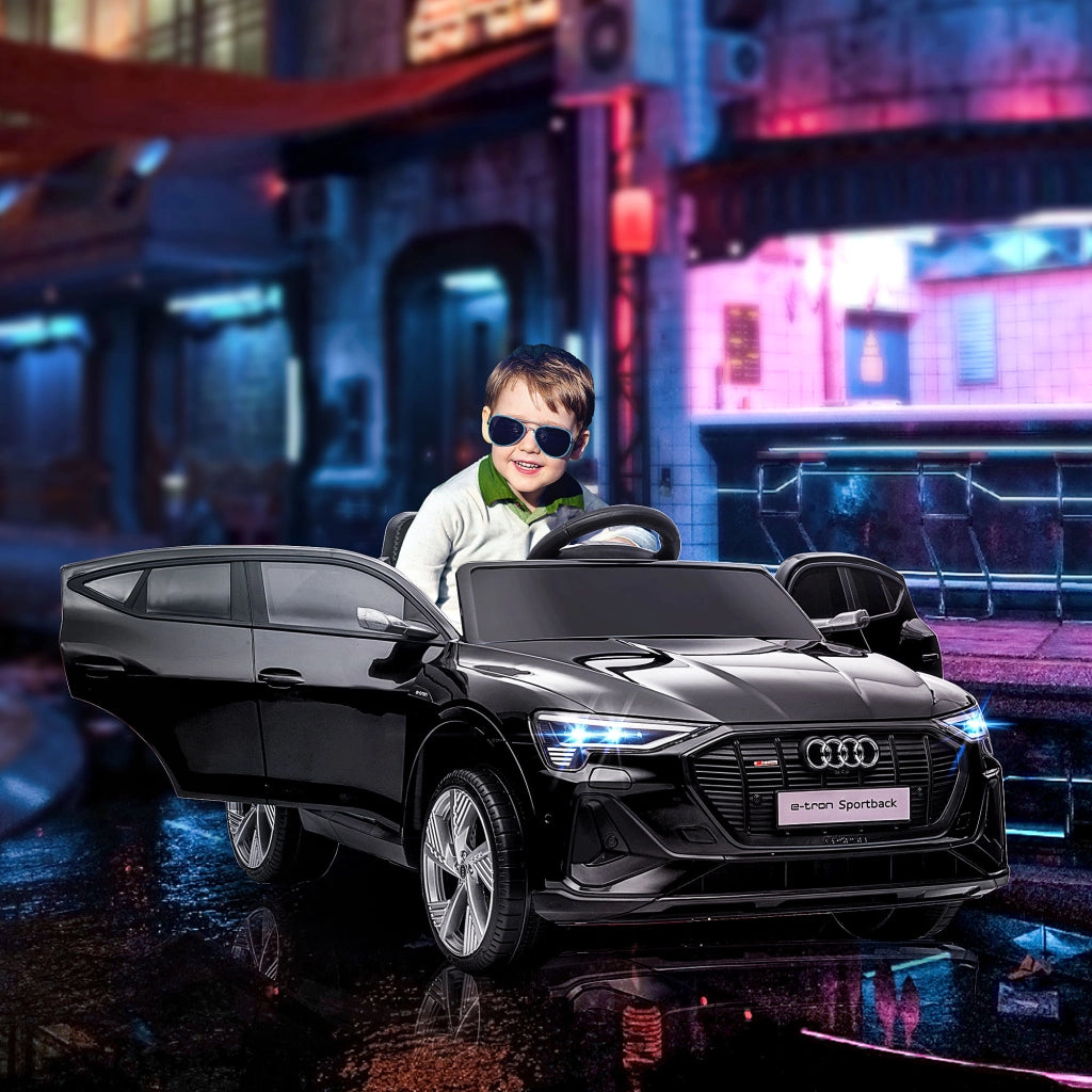 Macchina Elettrica per Bambini 12V ¨C Xylo ¨C Nero, con Telecomando, Luci e Musica, 3-5 Anni