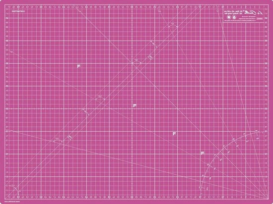 Patchwork snijmat roso autoassemblabile (60 x 45 cm) - cucire e ricamo