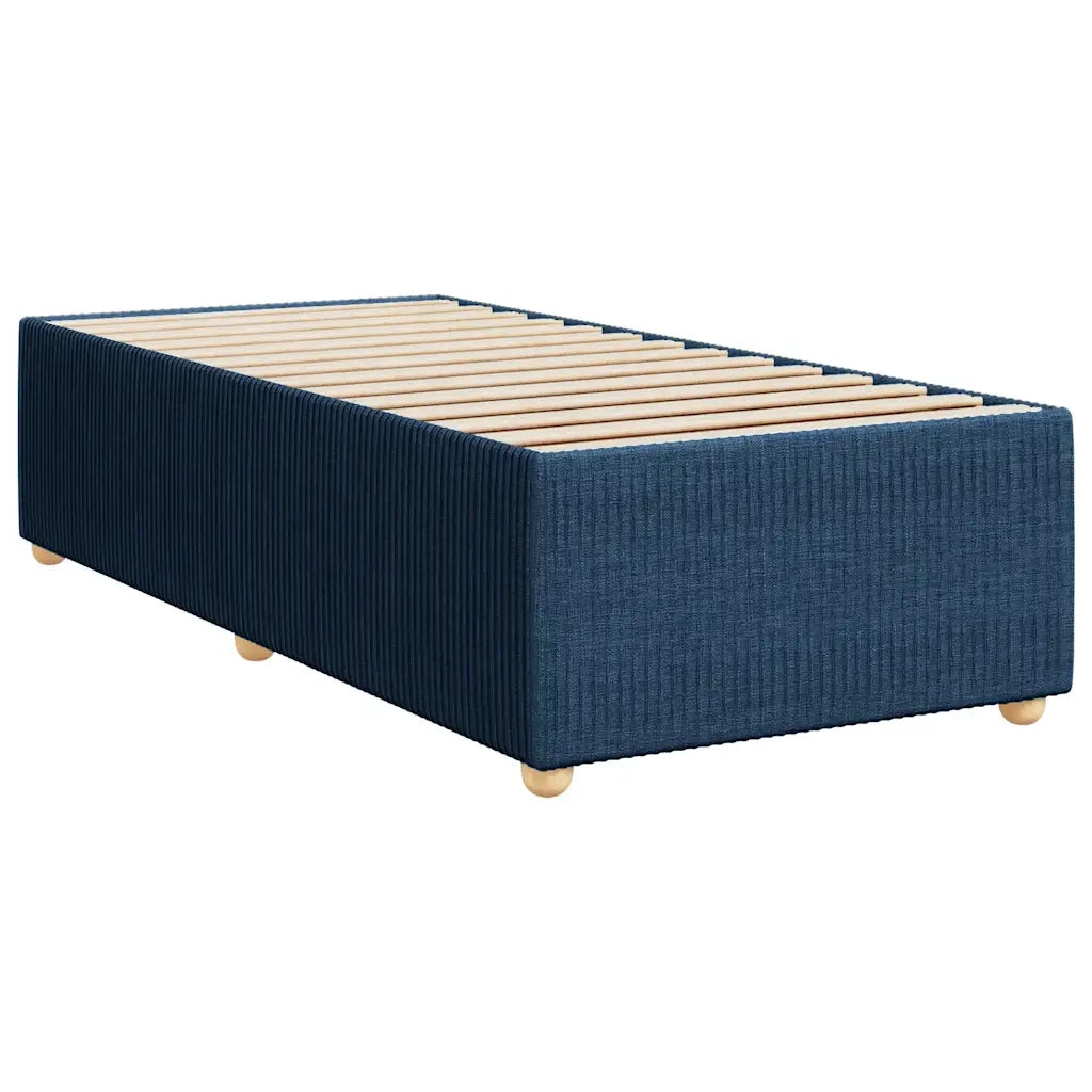Giroletto a Molle con Materasso Blu 90x190 cm in Tessuto 3291917