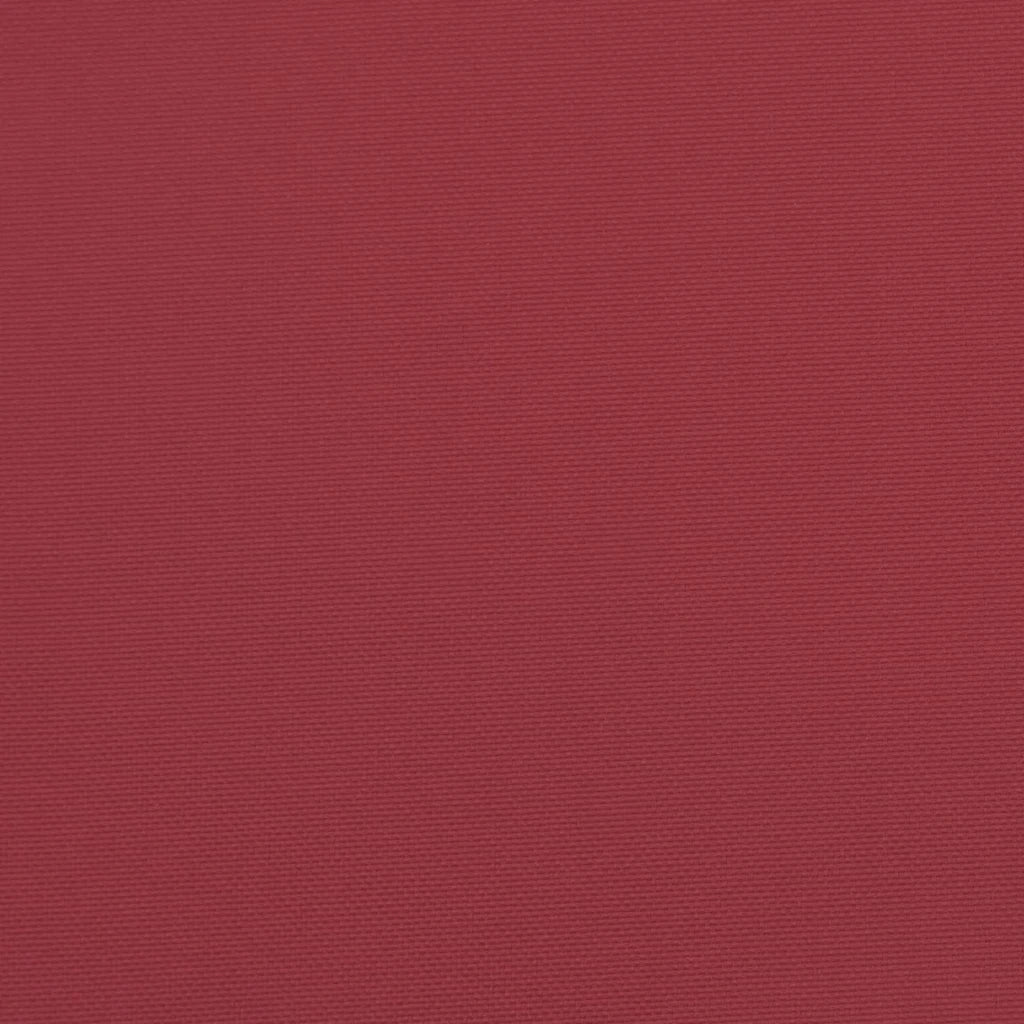 Cuscini Sedia con Schienale Alto 6 pz Rosso Vino Tessuto Oxford 361903