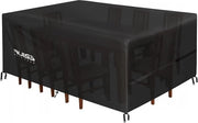 Copertura impermeabile per mobili da giardino - Rettilineo - Tessuto Oxford - Resistente al vento - Resistente ai raggi UV - 200 x 160 x 74 cm