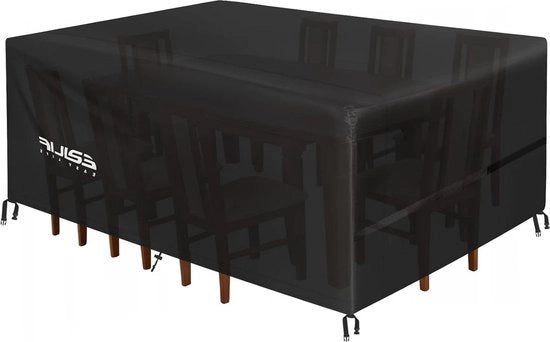 Copertura impermeabile per mobili da giardino - Rettilineo - Tessuto Oxford - Resistente al vento - Resistente ai raggi UV - 200 x 160 x 74 cm