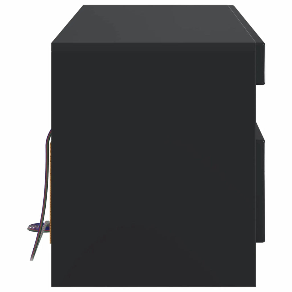 Mobile TV LED Nero Legno ingegnerizzato 897876