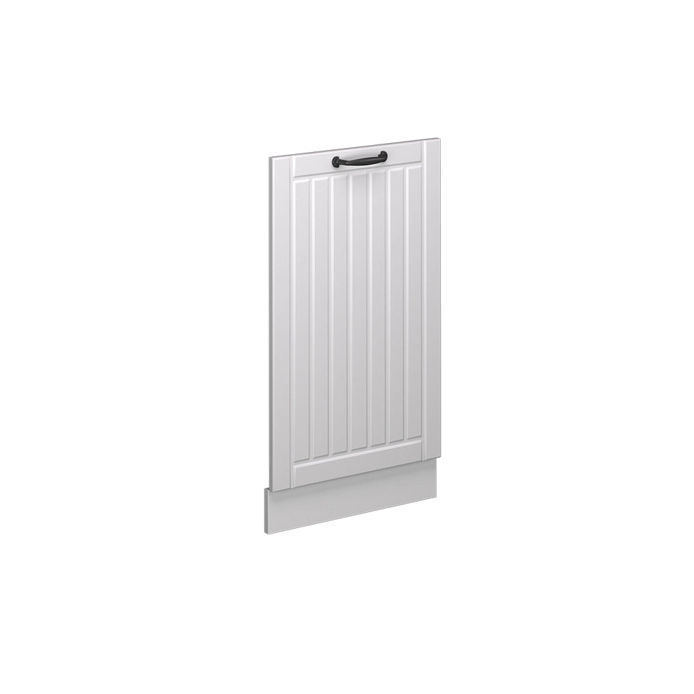 Pannello frontale della lavastoviglie Fame-Line Bianco rustico/Bianco 45 cm senza piano di lavoro Vicco