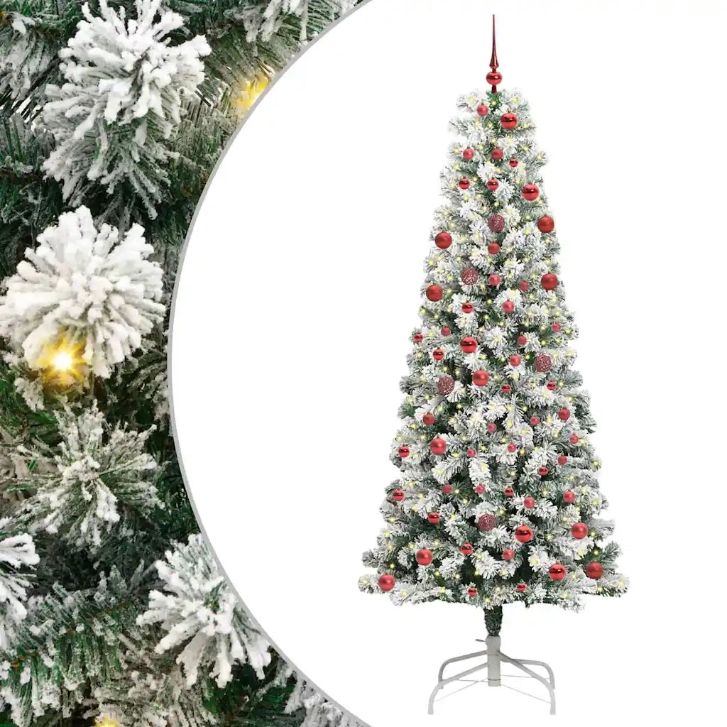 Albero di Natale Artificiale con Rami Pieghevoli 210 cm 3395604