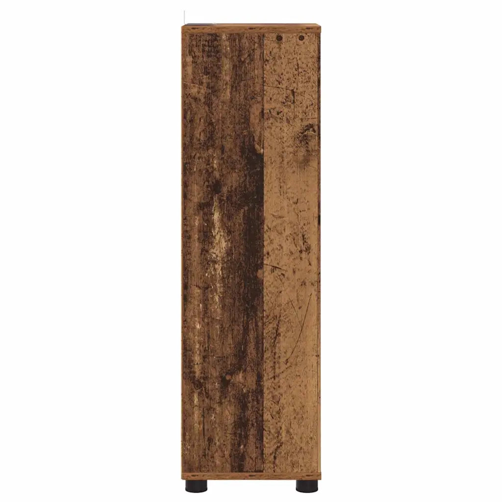 Mobile da Bagno | Armadio da bagno con cassetto Legno vecchio 30,5 x 30 x 101 cm