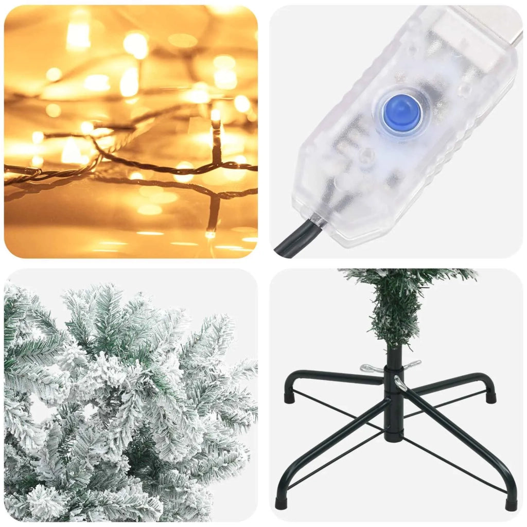 Albero di Natale artificiale capovolto con rami a cerniera 3460838
