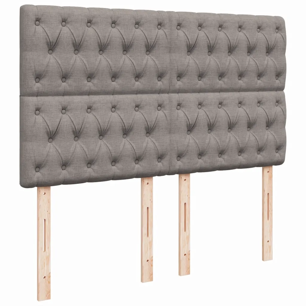 Giroletto a Molle con Materasso Tortora 160x200 cm in Tessuto 3293642