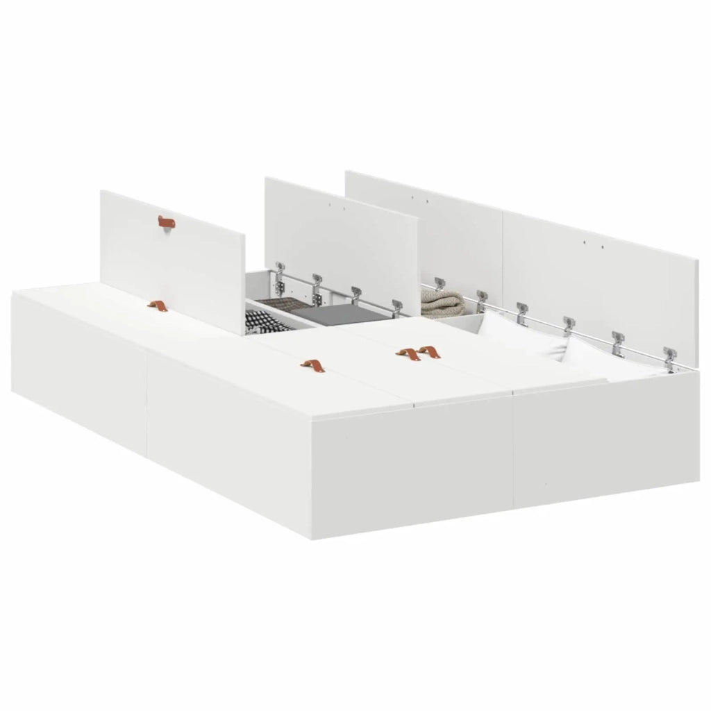 Struttura letto con contenitore Bianco 120 x 190 cm 3335421