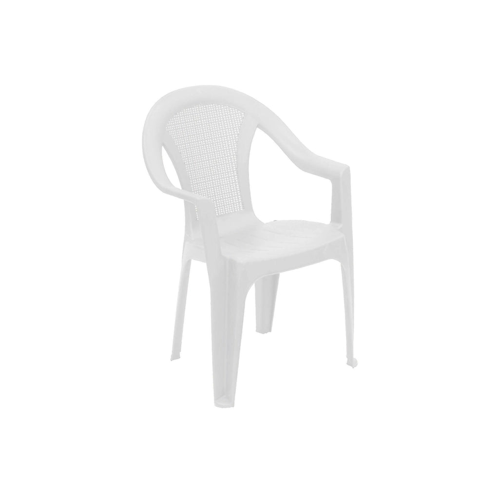 Serchion, Sedia da Esterno una Sedia Made in Italy, Bianco