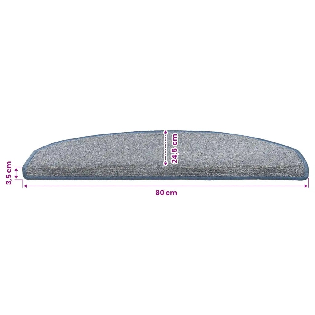 Tappetini per scale autoadesivi 15 pcs Grigio chiaro e blu 42038650