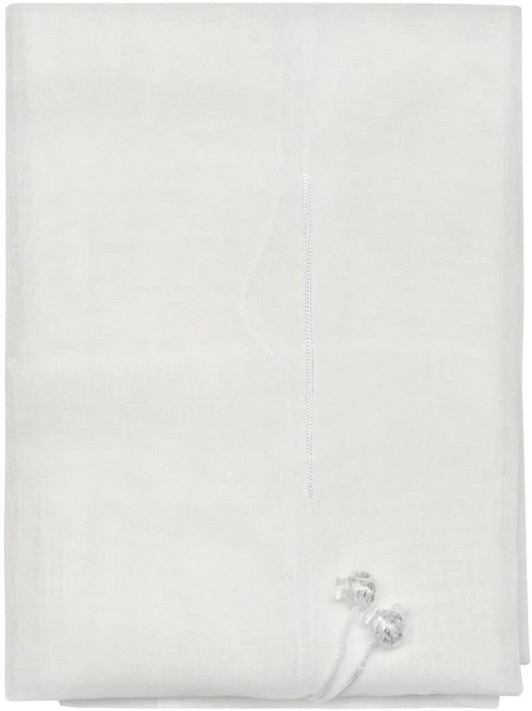 Tende Pacchetto Coppia Regolabili 60x150 cm Finestra Porta Interno Tessuto Casa Bianco