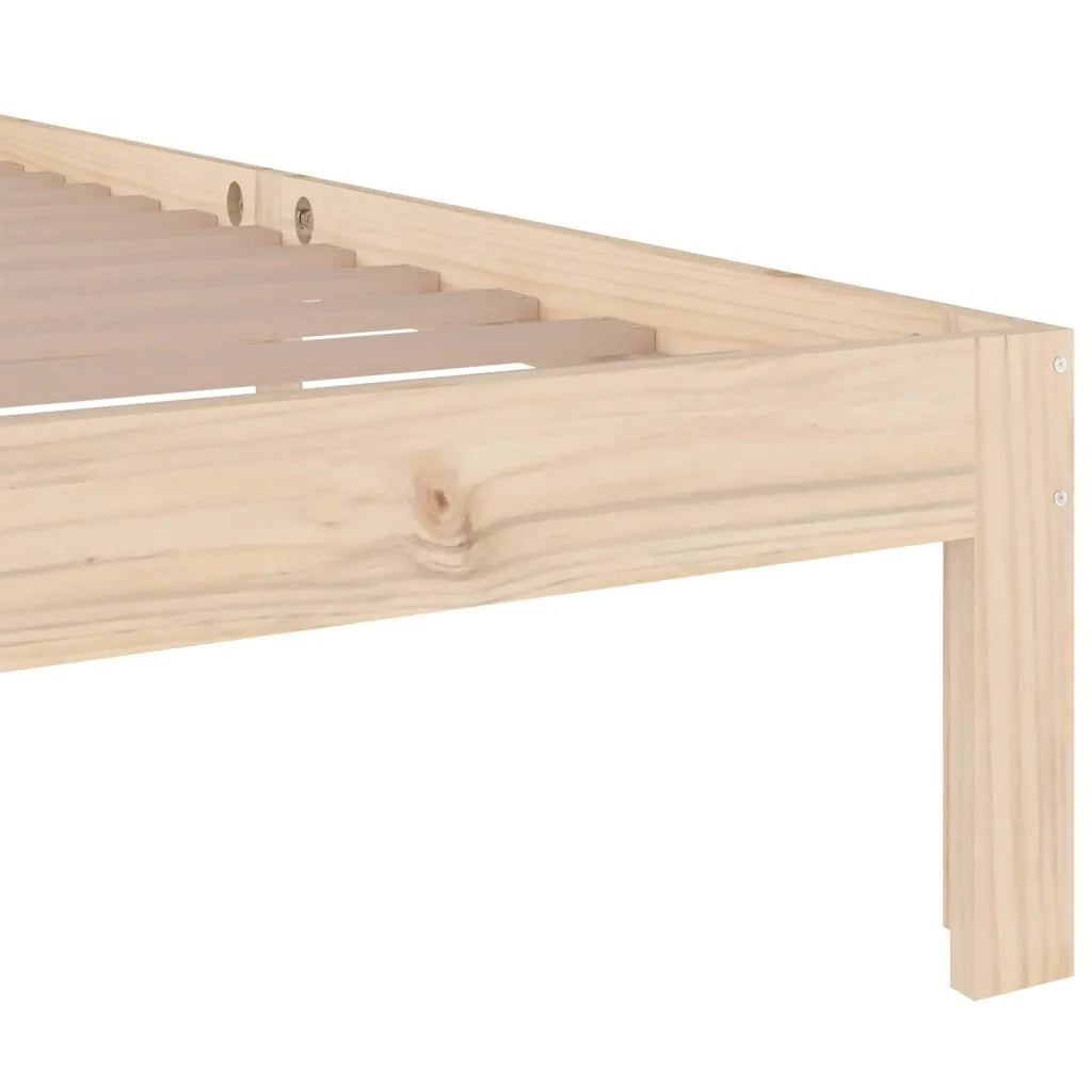 Giroletto-Struttura Letto in Legno Massello 75x190 cm Small Single 352319