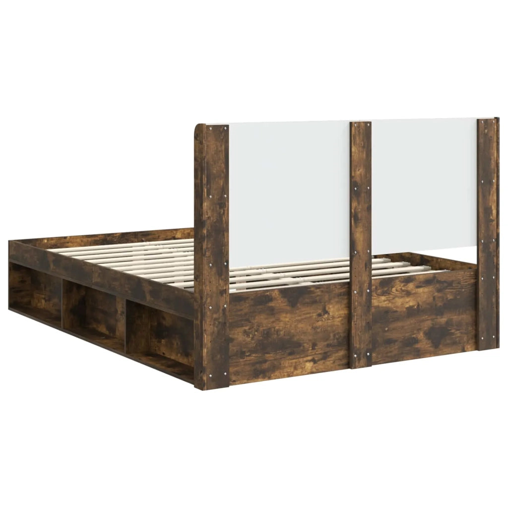 Struttura del letto con stoccaggio e testata 3 pcs 3413857