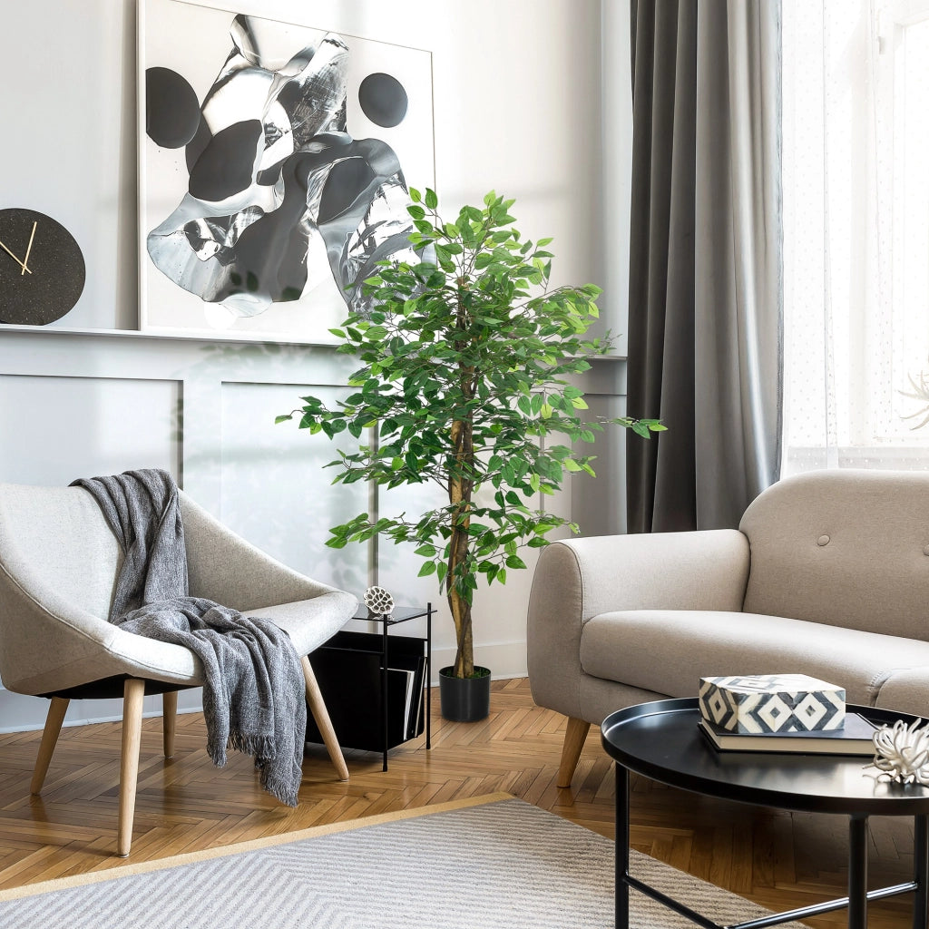 Pianta artificiale ficus ¨C Minimal ¨C 150 cm verde