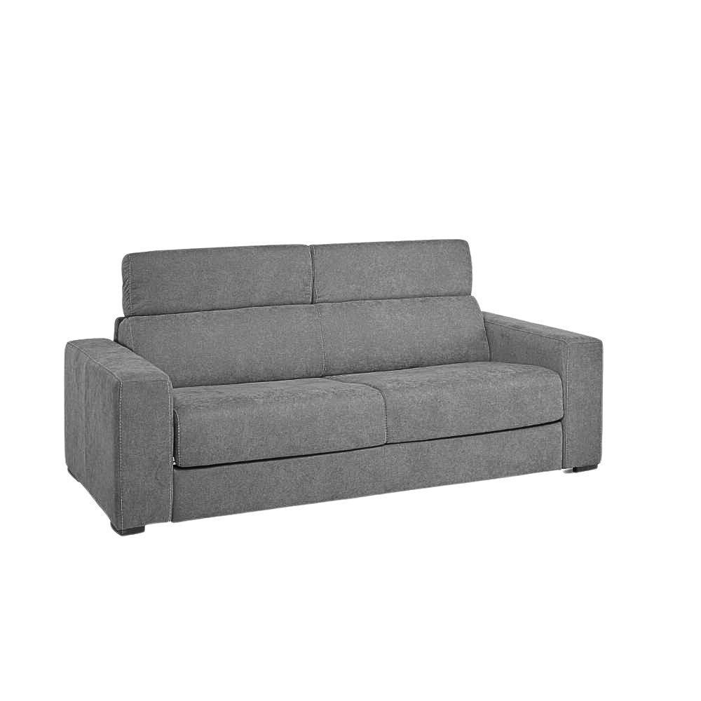 Divano letto 3 posti Crien tessuto Penelope22 grigio