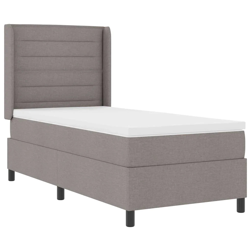 Letto a Sorgente LED con materasso Talpa 90 x 200 cm Tessuto
