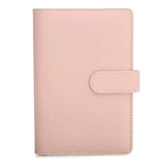 Agenda A5 con copertina in pelle PU - Cerniera con 6 anelli - Adatto per studio/travel - Pelle premium - 17,5 x 23 cm - Libretto da scrivere