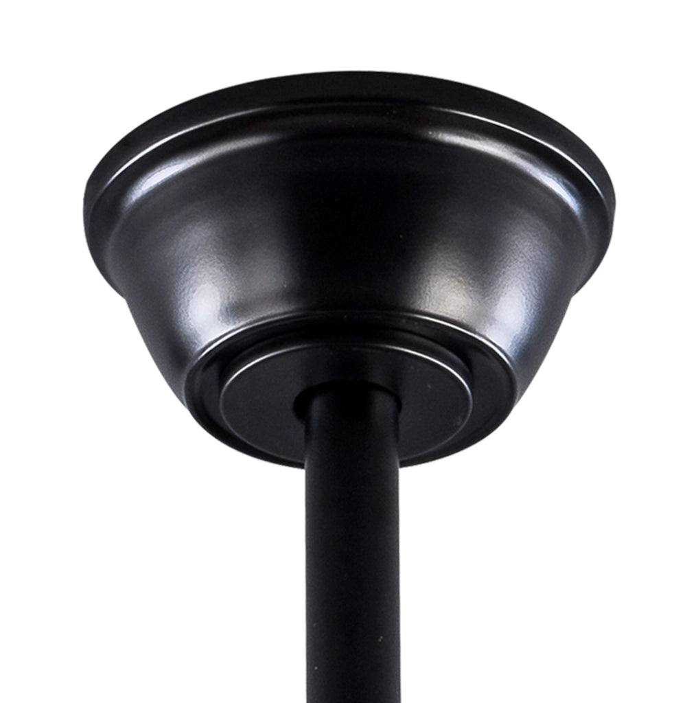 Ventilatore da soffitto 52" con luci LED dimmerabili, telecomando e pale in legno massello di platano