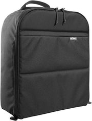 Tas per camera con accesso superiore - utile per zaino - 1 pezzo - nero - 35 x 30 x 14 cm