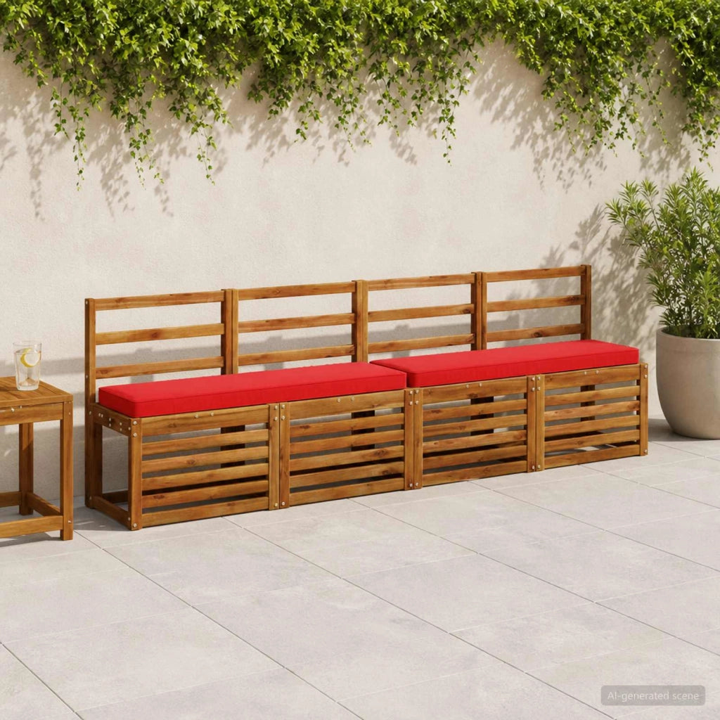 Cuscini per Panchina a 2 Pezzi VUGHT 2 pcs 100% Poliestere 950581