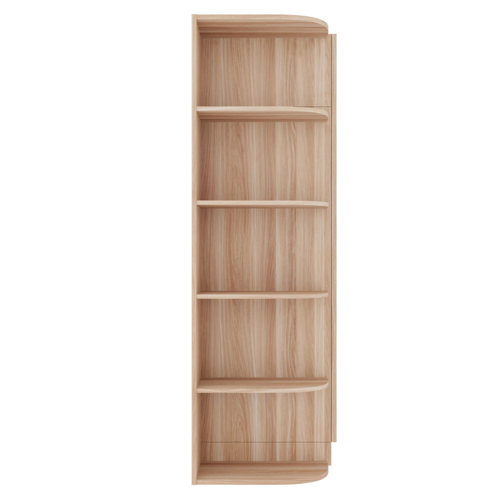 Armadio a 2 ante 90x55x170 cm con ripiani e cassetti in MDF, compensato e metallo