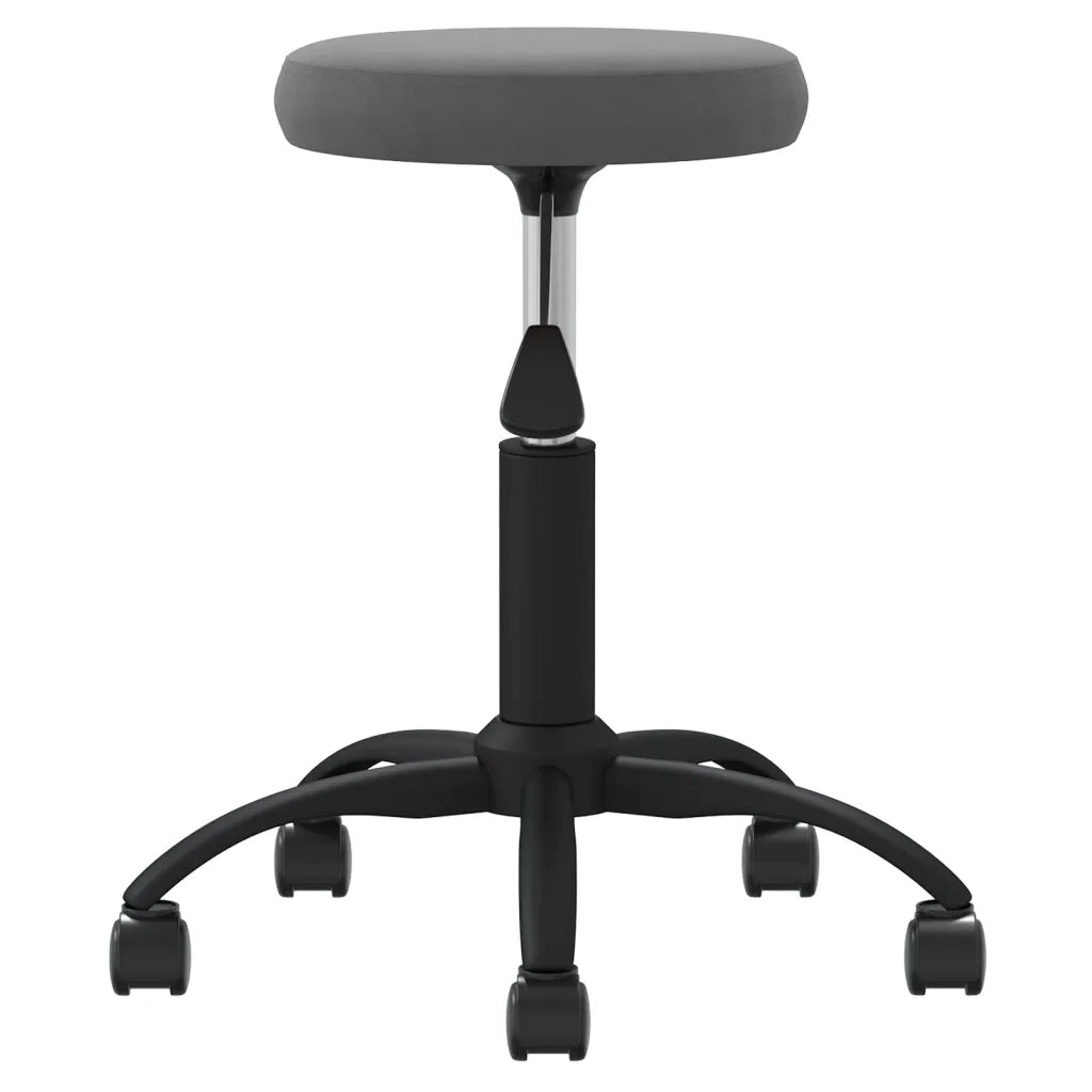 Sgabello da Massaggio in Velluto Grigio Scuro CFW3711584