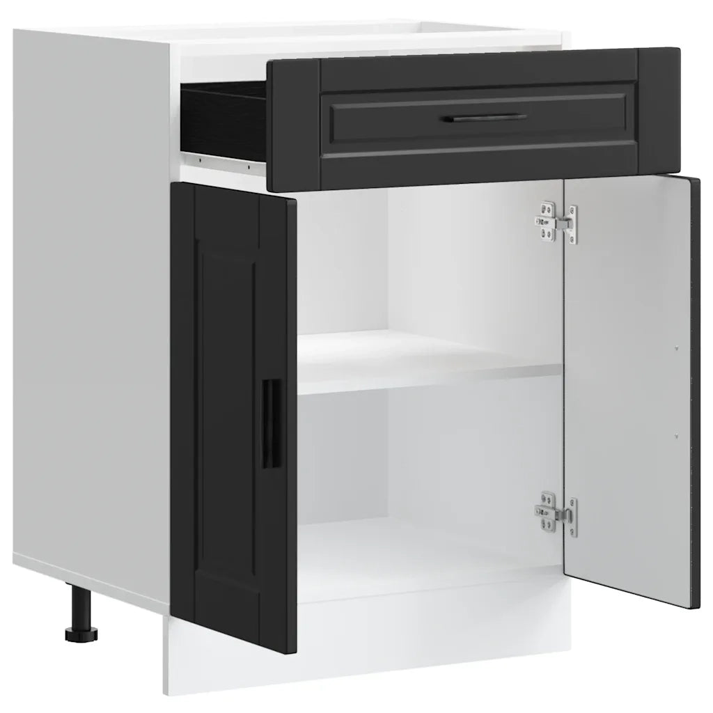 Pensile da cucina | Base da Cucina Porto Nero in Legno Multistrato