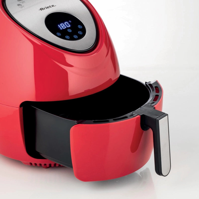 Friggitrice ad Aria XXL - 7 Litri - Cottura Senza Olio - 1800 Watt - Rosso