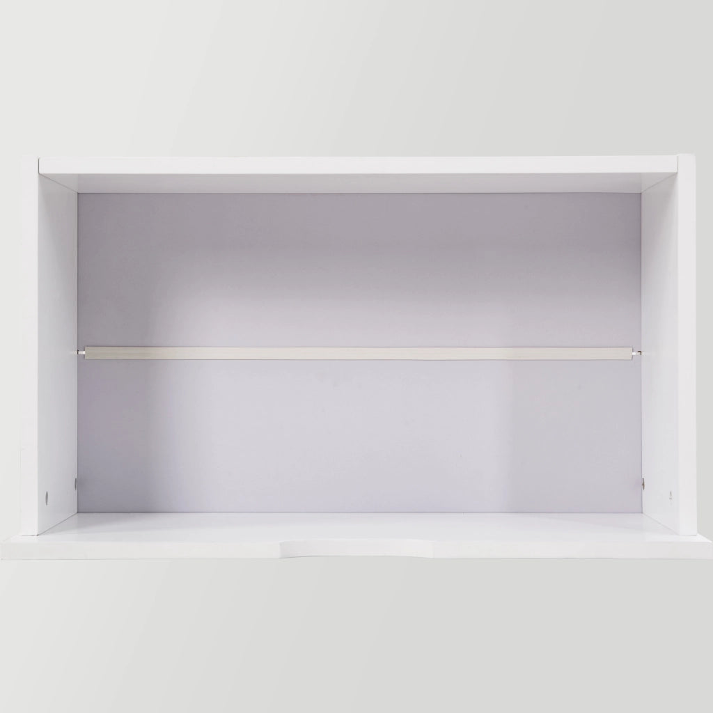 Set di due cassetti sottoletto bianchi 38 cm