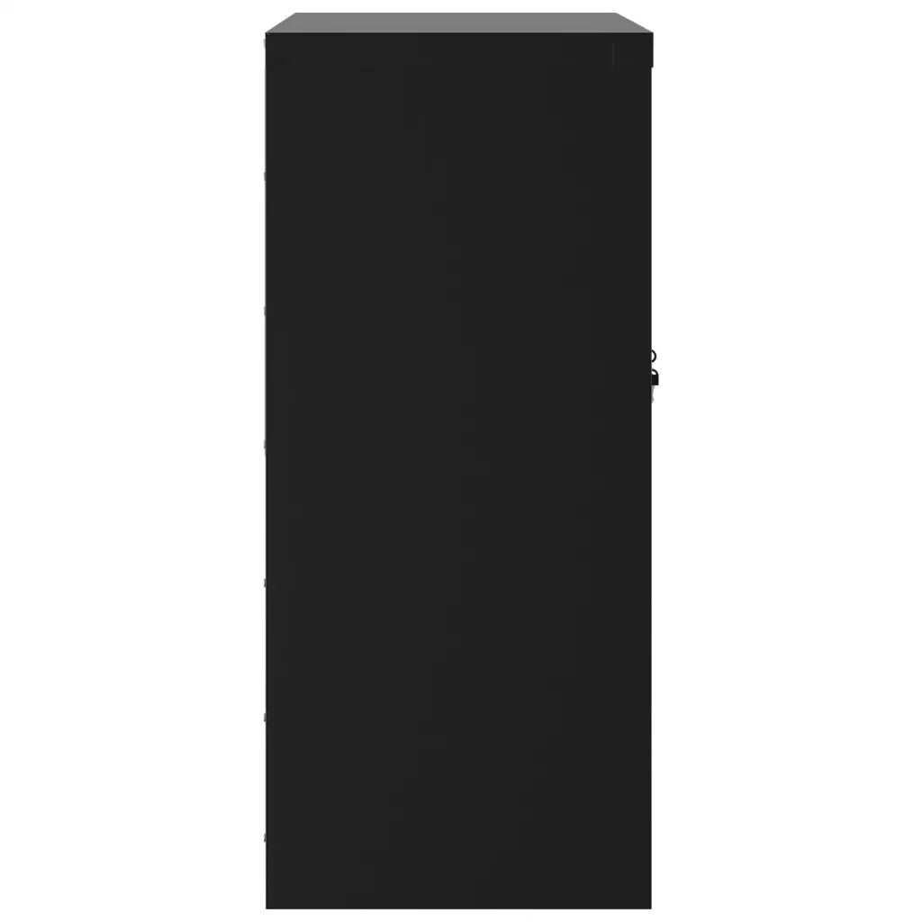 Armadio Classificatore Nero 79x40x90 cm in Acciaio CFW9251090