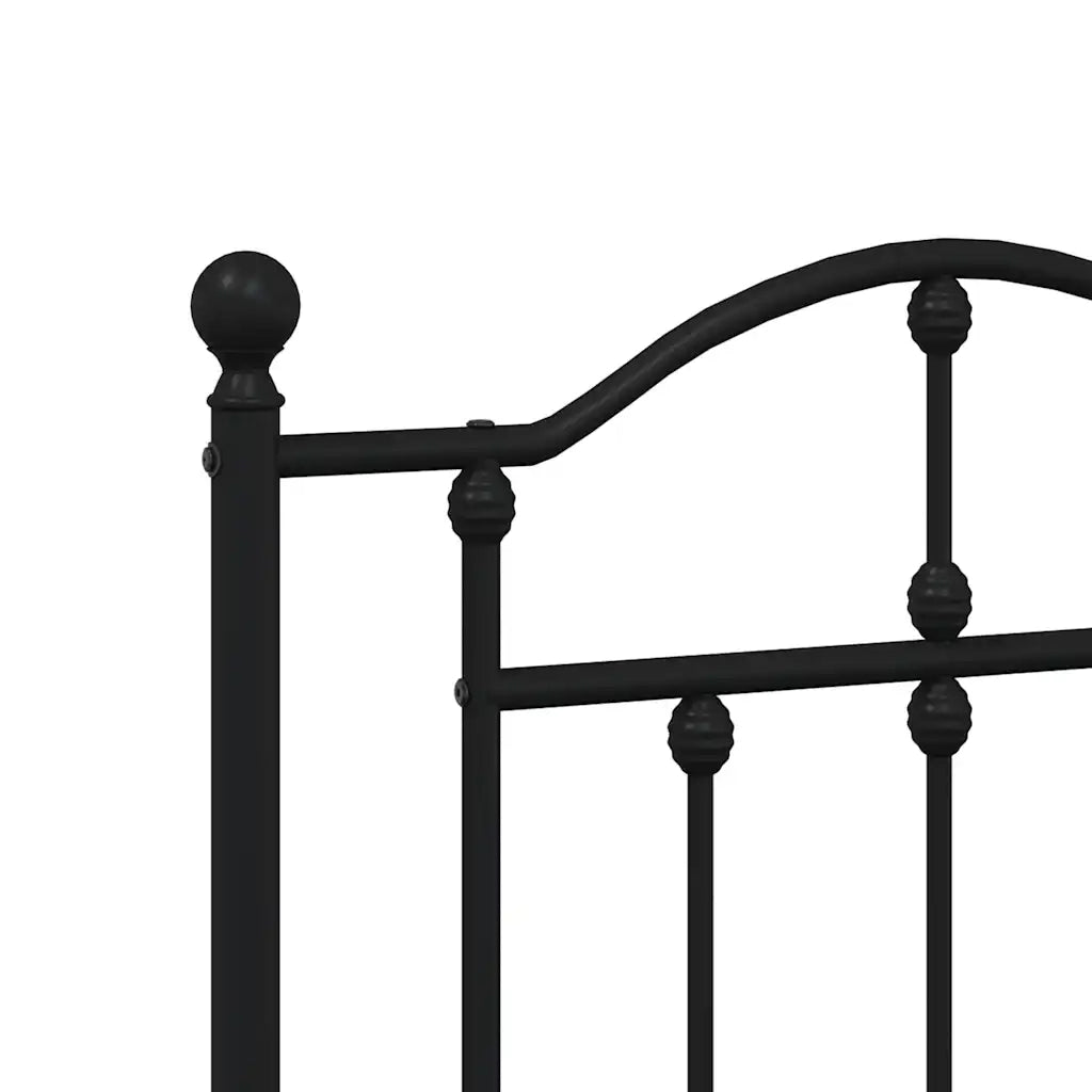 Testiera di Ricambio in Metallo Nero 160 cm 353474