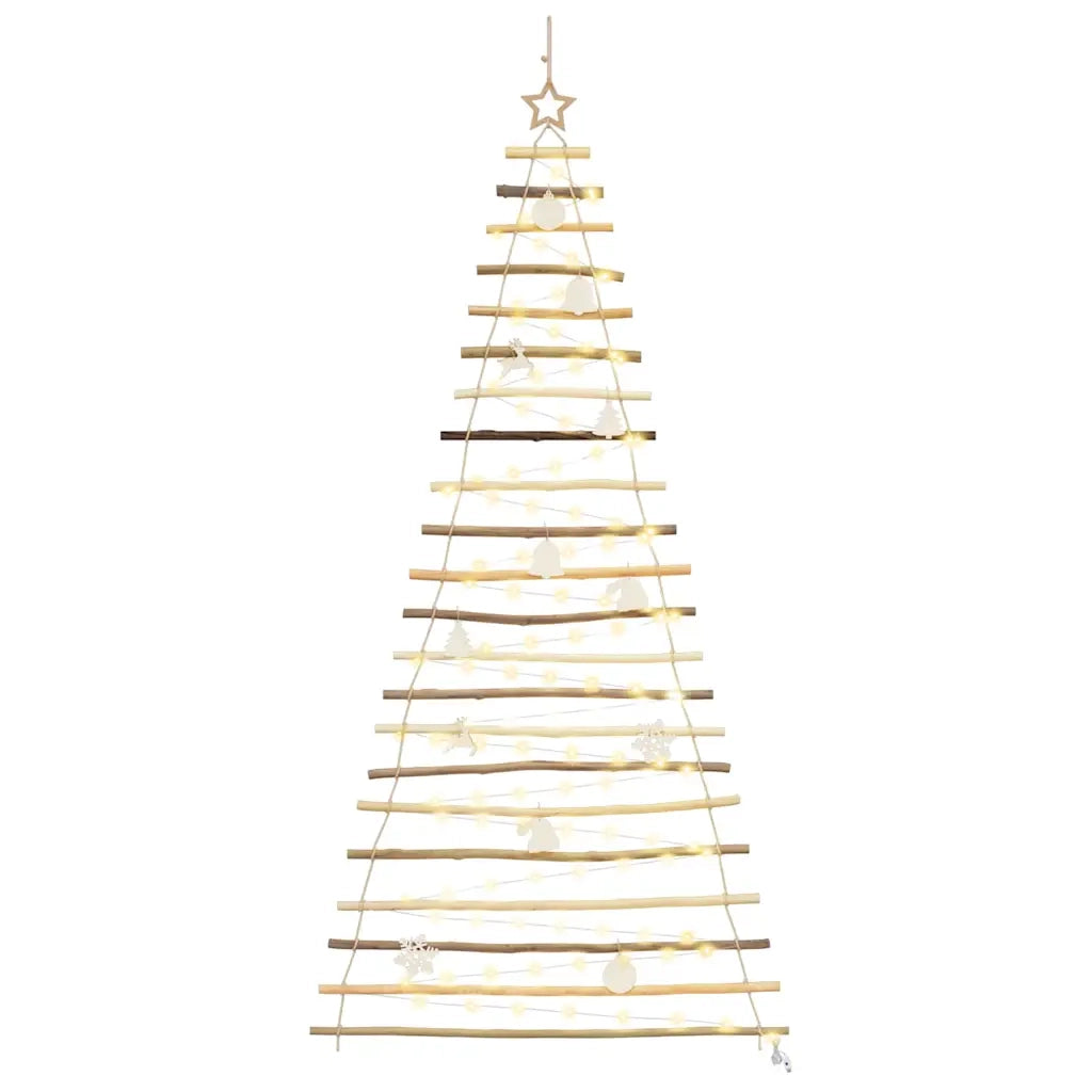 Albero di Natale Naturale 210 cm legno massiccio di frassino 42020262