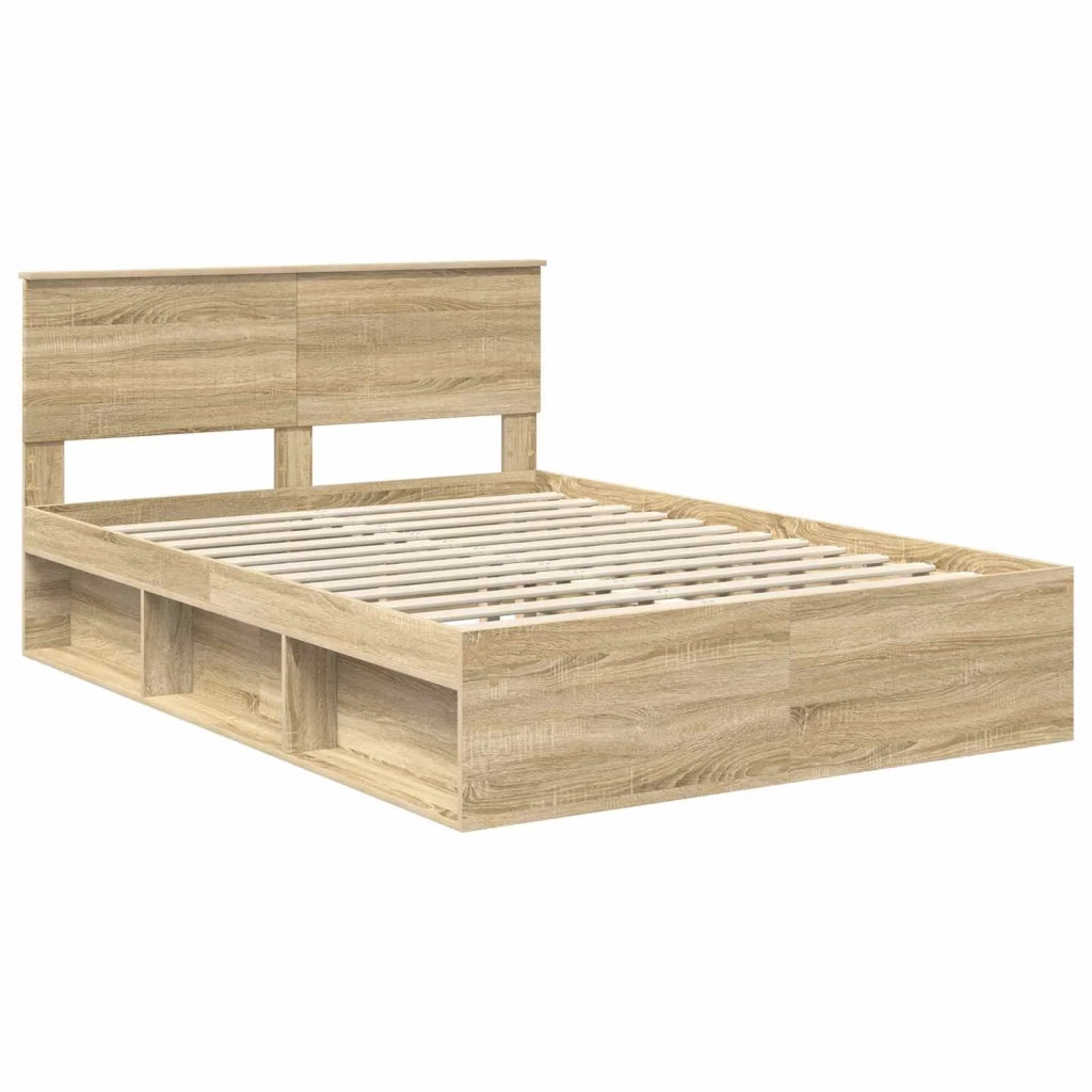 Letto matrimoniale | Letto per adulti | Struttura del letto Sonoma 140 x 190 cm Pino massello